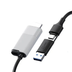 USB 3.0 Video Capture Card HDMI to USB-A/Type-C Capture Cable PD 100W for Gaming Live