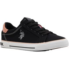 U.S. Polo Assn. Womens 3M RACHEL 3FX Lace Up Low Top Sneakers
