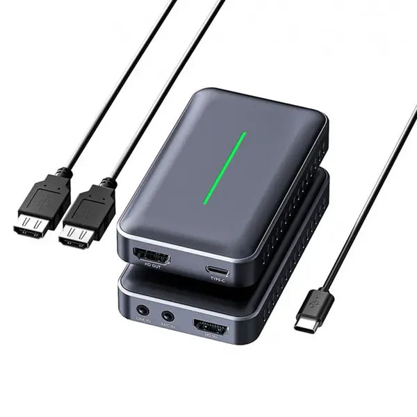 Audio Video External Camera Capture Card Stream & Record in 4K/60fps