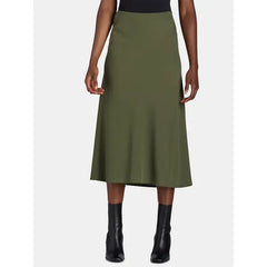 Time and Tru Women's Midi Slip Skirt