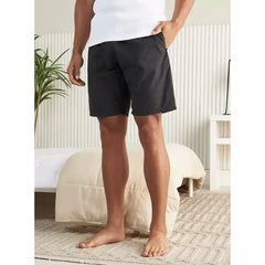 Checked Better Cotton Shorts - Black