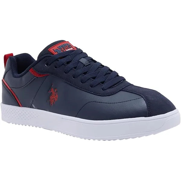U.S. Polo Assn. Men 3W Basel 3Pr Lace Ups Sneakers -Navy - 44 EU