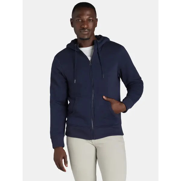 George Men's & Big Men's High Pile Fleece Lined Jacket with Hood