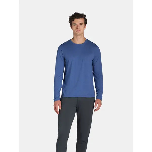 Athletic Works Men's and Big Men’s Tri-Blend Active Tee with Long-Sleeves