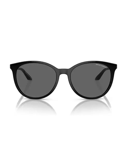 Armani AX4140SF 56MM Women's Low Bridge Sunglasses, Black