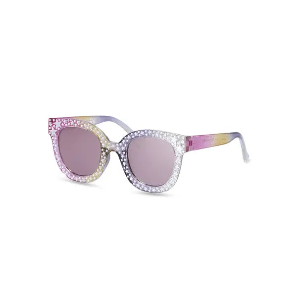 Justice Girls Star Print Ombre Rainbow Sunglasses