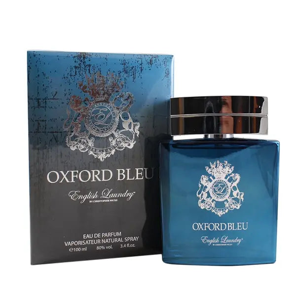 English Laundry Oxford Bleu Eau De Parfum Spray, Cologne for Men, 3.4 Oz