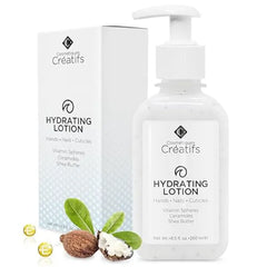 Cosmétiques Créatifs Hydrating Lotion for Dry Hands, Nails, and Cuticles, Daily Moisturizing Skincare for Soft, Sensitive Skin with Shea Butter and Ceramides