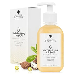 Cosmétiques Créatifs Moisturizing Hand Cream for Dry, Cracked Hands, Nails and Cuticles  Anti Aging Skin Moisturizer with Vitamin E, Shea Butter, and Ceramides