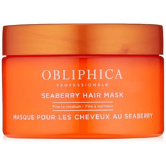 Obliphica Seaberry Hair Mask Deep Conditioning Hydrating Treatment for Dry and Damaged Hair Fine, Frizzy, and Color Treated Hair
