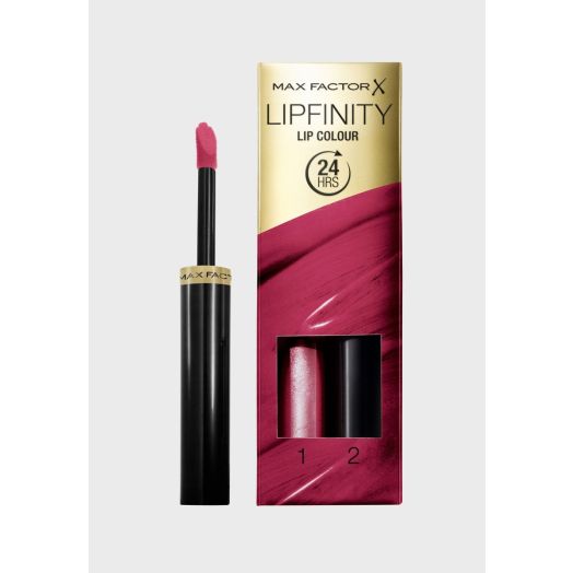 Maxfactor Lipfinity Lip Colour Lipstick 2Step Long Lasting - 338 So Irresistible 2.3Ml + 1.9 G - AllurebeautypkMaxfactor Lipfinity Lip Colour Lipstick 2Step Long Lasting - 338 So Irresistible 2.3Ml + 1.9 G