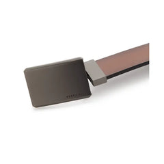 Perry Ellis Portfolio Men's Plaque Reversible Belt