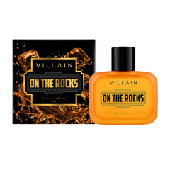 Villain On The Rocks Eau De Parfum For Men 100ml | Premium Long-Lasting Mens Fragrance | Woody, Citrus - Luxury Perfume| Ideal Gift for Men