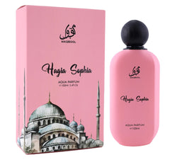 "HAGIA SOFIA by MAQBOOL: 100ML Non-Alcoholic Aqua Perfume for Women - Long-lasting, Refreshing, Premium Fragrance - Ideal Gift for Her - Alcohol-Free, Natural Ingredients"