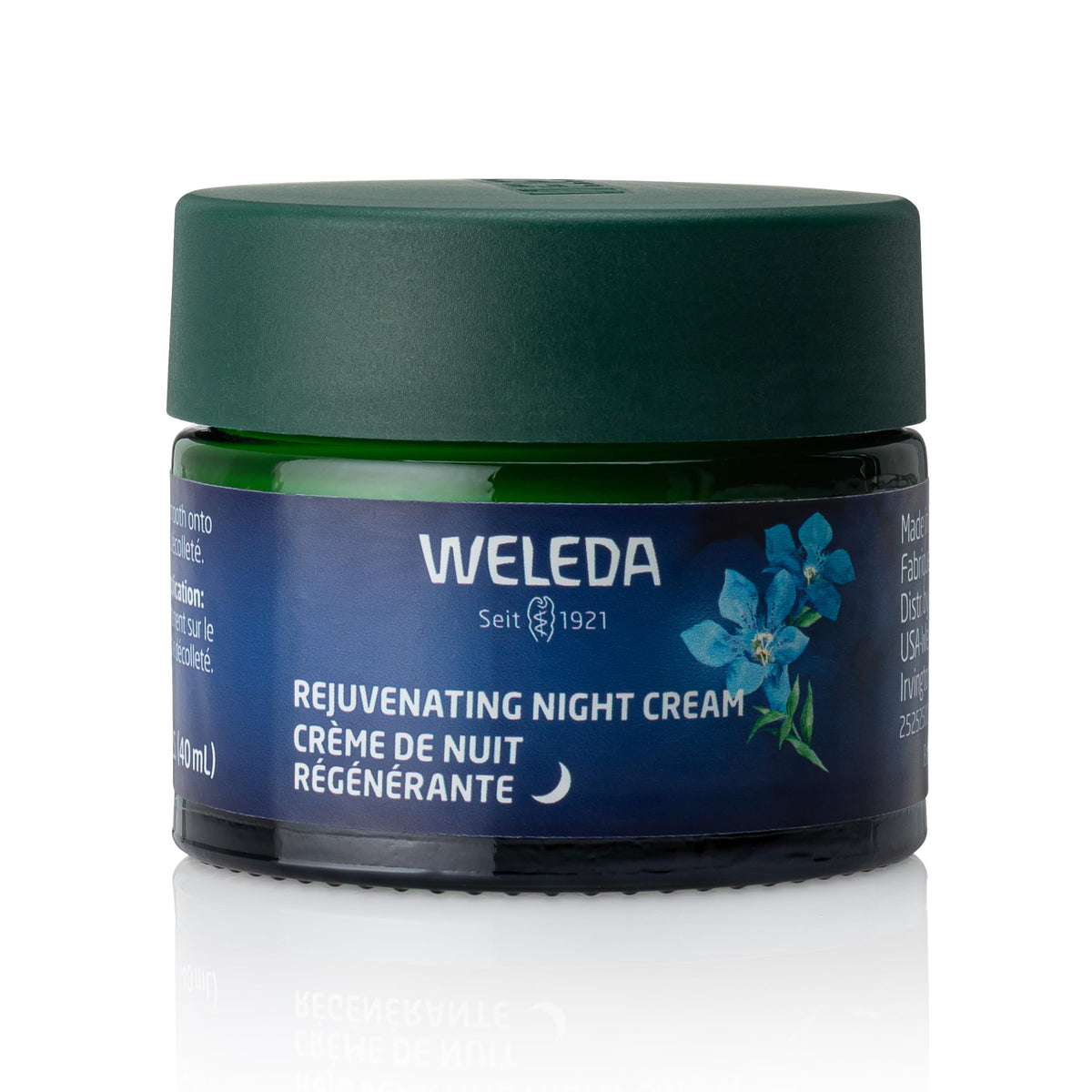 Weleda Regenerist Night Cream, a botanical-enriched moisturizer with blue gentian and edelweiss