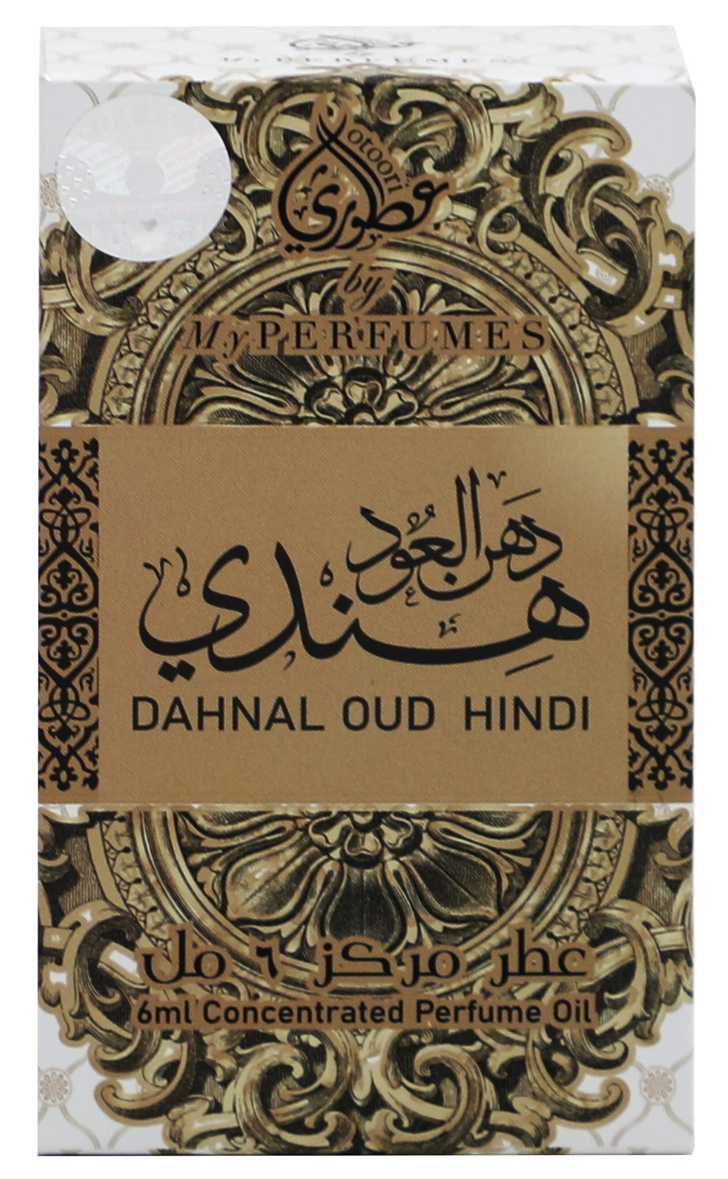 My Perfumes DAHNAL OUD HINDI from OTOORI Non Alcoholic Attar or Concentrated Perfume Oil for Men and Women, 6ml