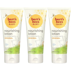 Burt's Bees Baby Nourishing Lotion, Original Scent Baby Lotion - 6 Ounce Tube - Pack of 3