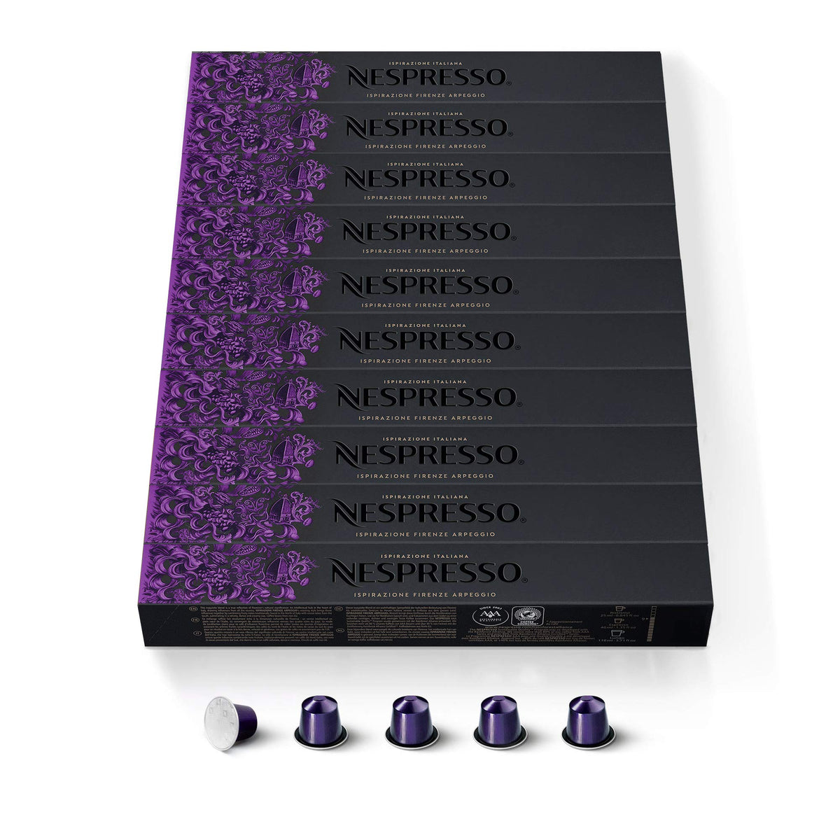 Nespresso OriginalLine: Arpeggio, 100 Count - NOT Compatible with Vertuoline