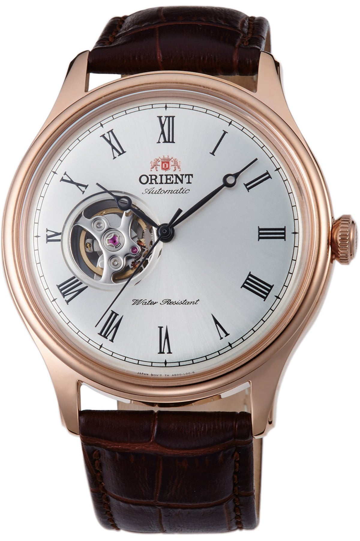 Orient Mens Automatic Watch, Analog Display and Leather Strap FAG00001S0