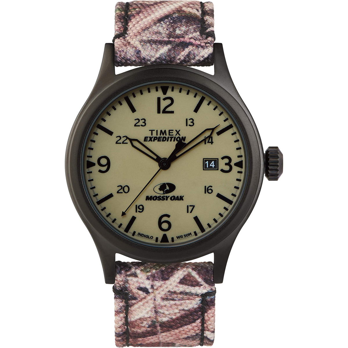 Timex Expedition Scout Nylon Strap Gents Watch - Mossy Oak Shadow Grass Blades Camo