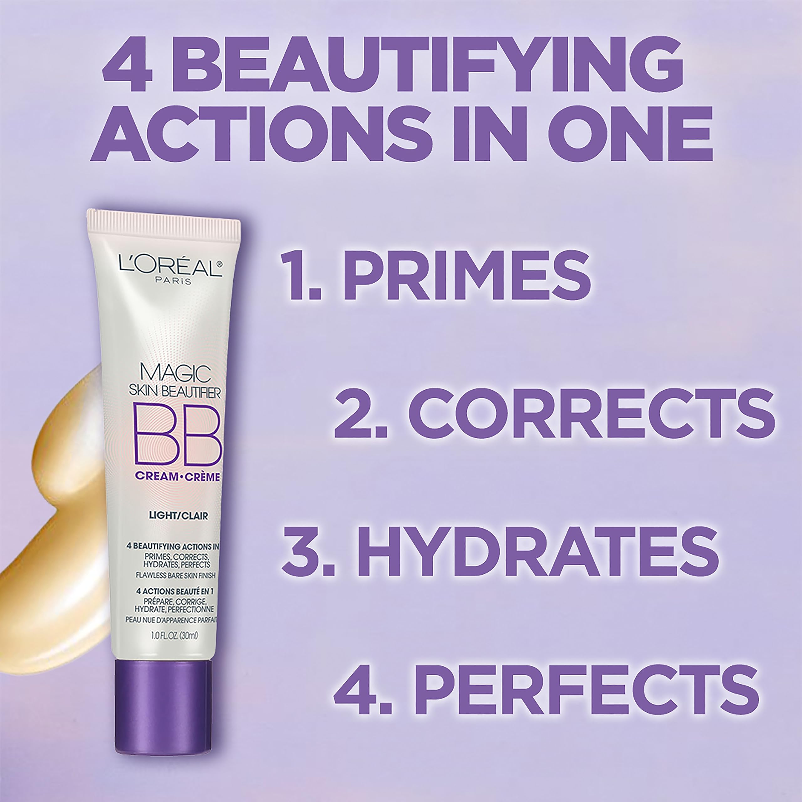 L’Oréal Paris Magic Skin Beautifier BB Cream, Deep, 1 Ounce
