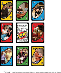 Mattel Games UNO Friends Card Game for Family Night Featuring Tv Show Themed Graphics and a Special Rule for 2-10 Players (Amazon Exclusive)