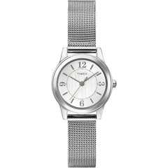 Timex Women's Quartz Watch, Analog Display and Stainless Steel Strap T2P457