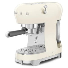 SMEG 50'S Style Espresso Manual Coffee Machine (ECF02CRAU) - Cream