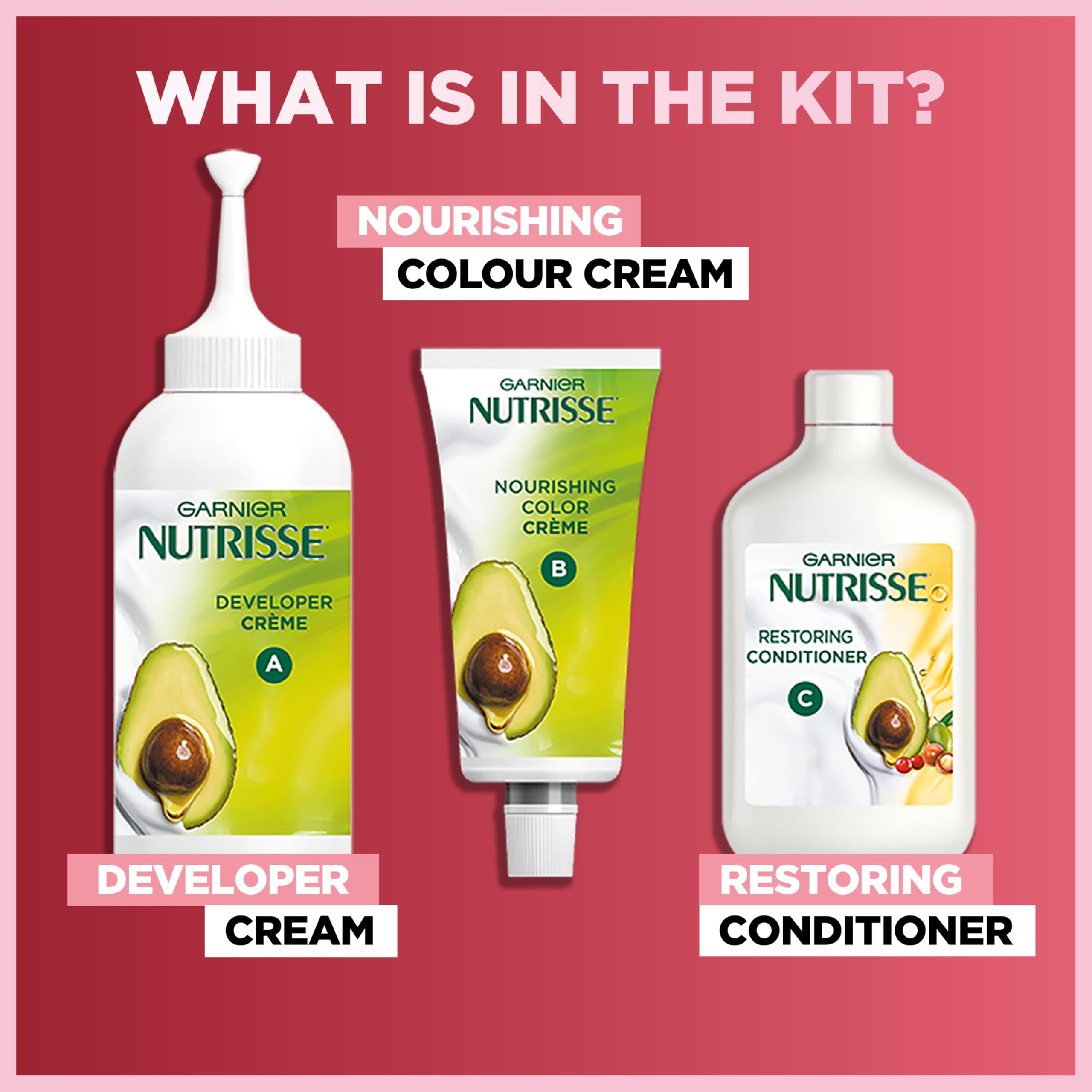 Garnier Nutrisse Ultra Color, Permanent Hair Dye, Intense Colour, For All Hair Types, 5.25 Frosted Chestnut, Brown