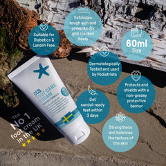 CCS Professional Foot Care Cream, 60 ml, 10 Percent Urea, Softens & Prevents Dry, Rough Skin