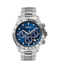 Hugo Boss HERO Men's Watch, Analog - Blue / Silver