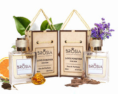 BROSIA LOVE FOREVER FOR HIM AND HER Perfume Gift Set For Men and Women,60ml (Pack of 2)