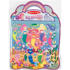 Melissa & Doug Puffy Sticker Activity Book: Mermaids - 65 Reusable Stickers - FSC Certified