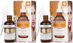 Advanced Clinicals Turmeric Facial Oil with Antioxidant Rosehip & Jojoba Oil for Redness, Dry Skin & Blemishes - 1.8 oz Multi