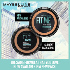 Maybelline New York Fit Me Matte & Poreless Powder, 110 Porcelain, 12 gm