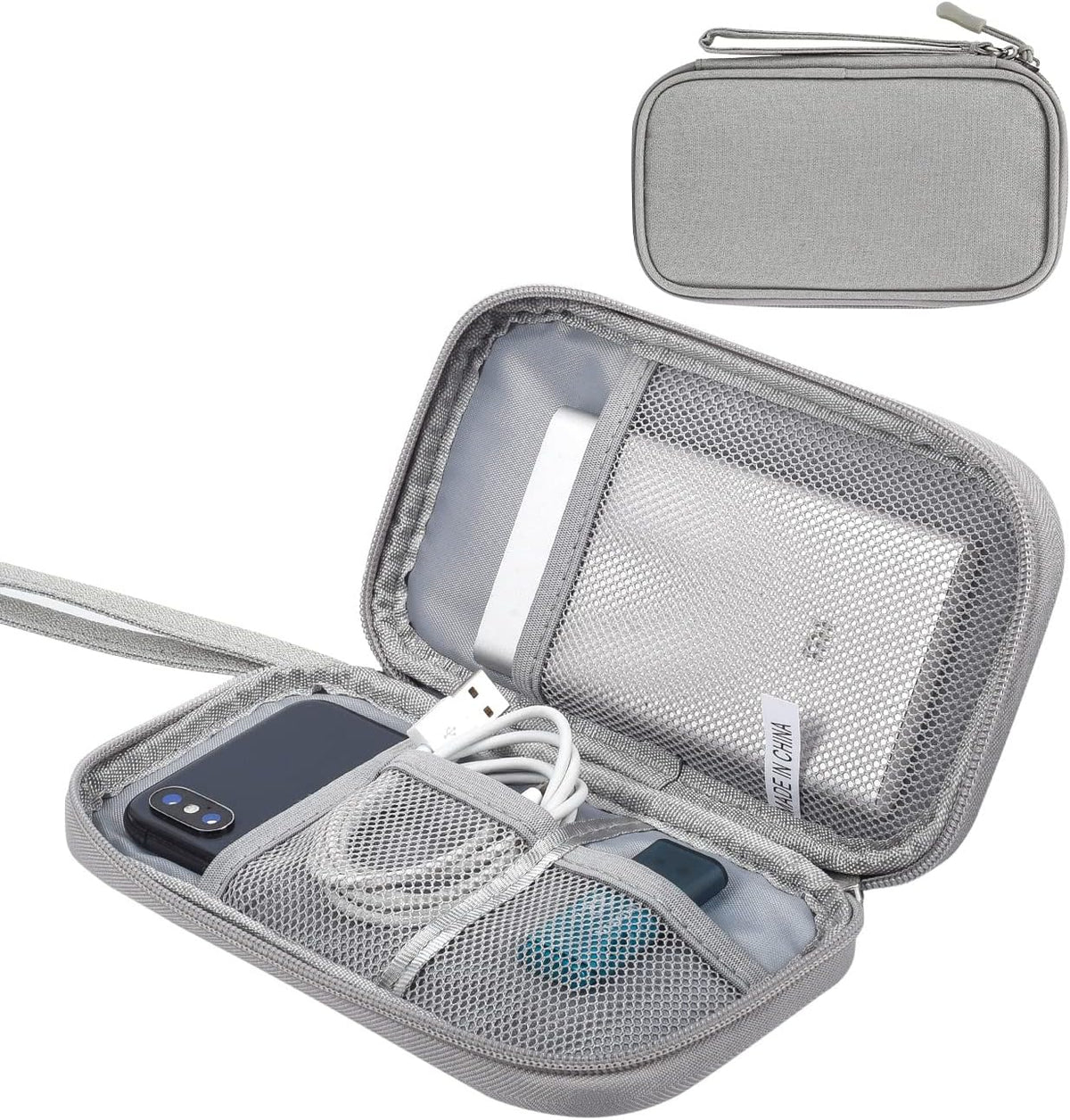 Electronic Accessories Bag, Universal Cable Cord Holder Organizer / Electronic Case, Waterproof Portable Cable Organizer Bag, USB Flash Drives Bag, Cable case Bag, USB Case Organizer, USB Charger Bag