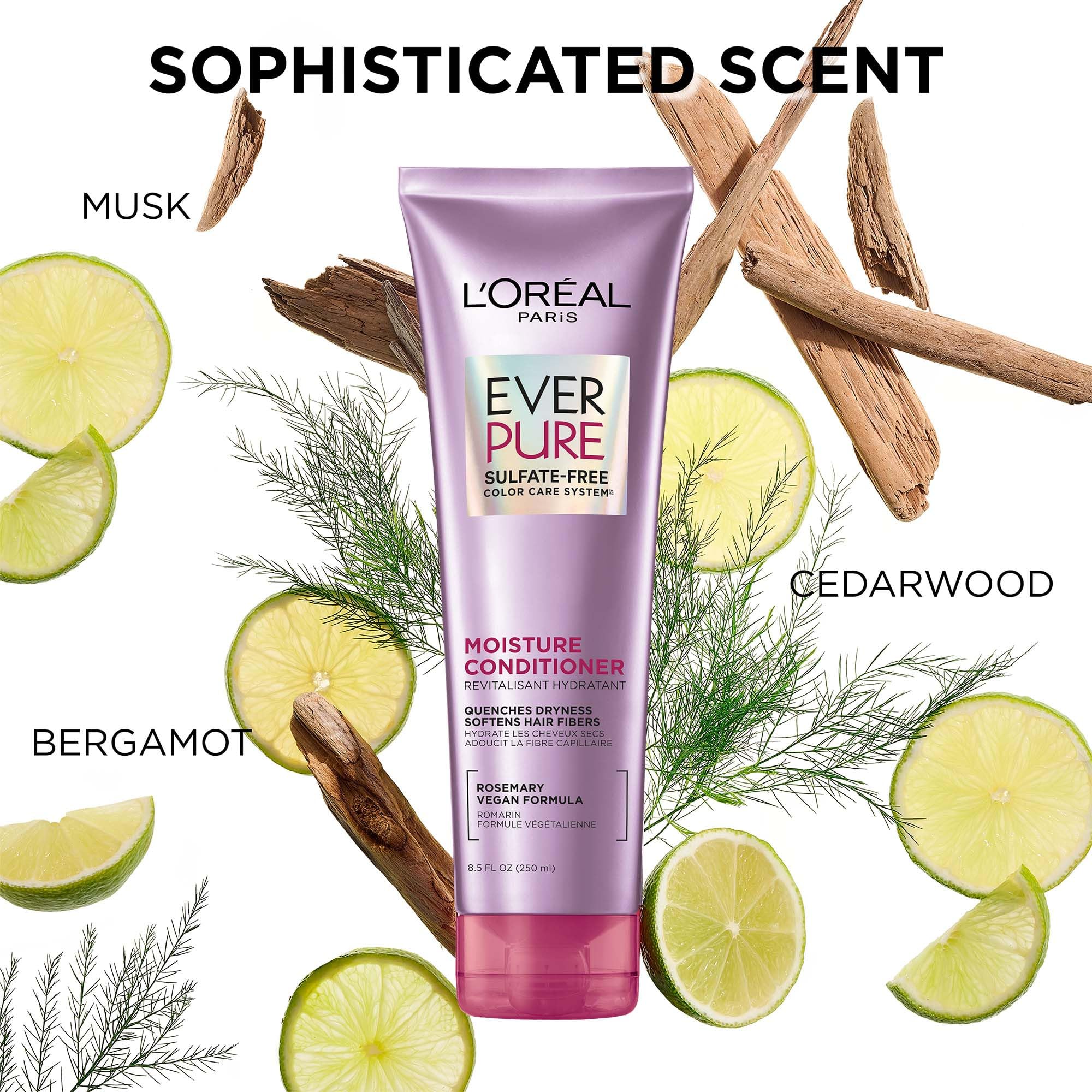 L’Oréal Paris EverPure Sulfate Free Moisture Conditioner, 8.5 Fl. Oz