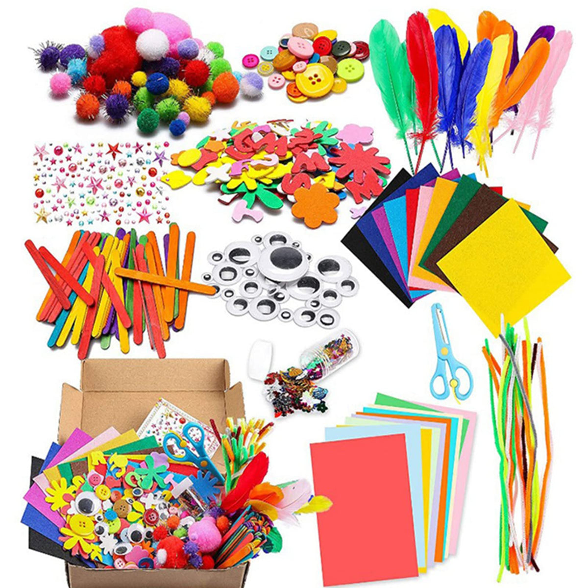 TAME Arts and Crafts Supplies for Kids Craft Art Supply Kit for Todd Discount Store