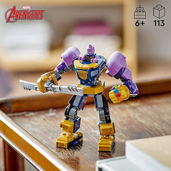 LEGO Marvel Thanos Mech Armor 76242, Avengers Action Figure Set, Building Toy with Infinity Gauntlet & Stones, Collectable Super Hero Gift for Boys and Girls Ages 6 Plus