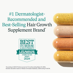Nutrafol Women Hair Growth Supplement. Clinically Proven for Visibly Thicker, Stronger Hair (1 Month Supply [Refill Pouches]) (1 Refill Pouch)