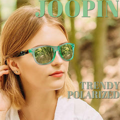 Joopin Polarized Sunglasses Men Women, Classic Square Sun Glasses 100% UV Protection Driving Fishing