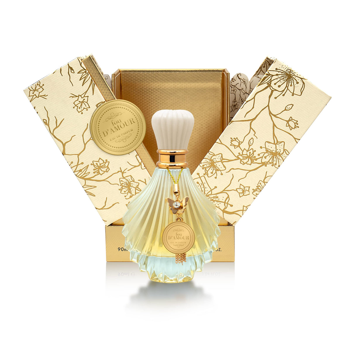 Fou D'Amour Gold - Eau de Parfum - By Fragrance World - Perfume For Women, 90ml