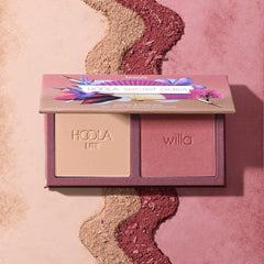 Benefit LIMITED EDITION Duo of Mini Matte Bronzer and Mini Blush (Hoola Lite Bronzer Plus Willa Blush) 4g (Pack of 1)