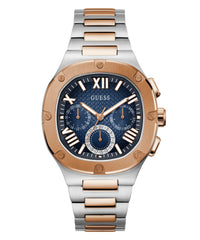 GUESS Multi-Tone and Blue Multifunction Watch