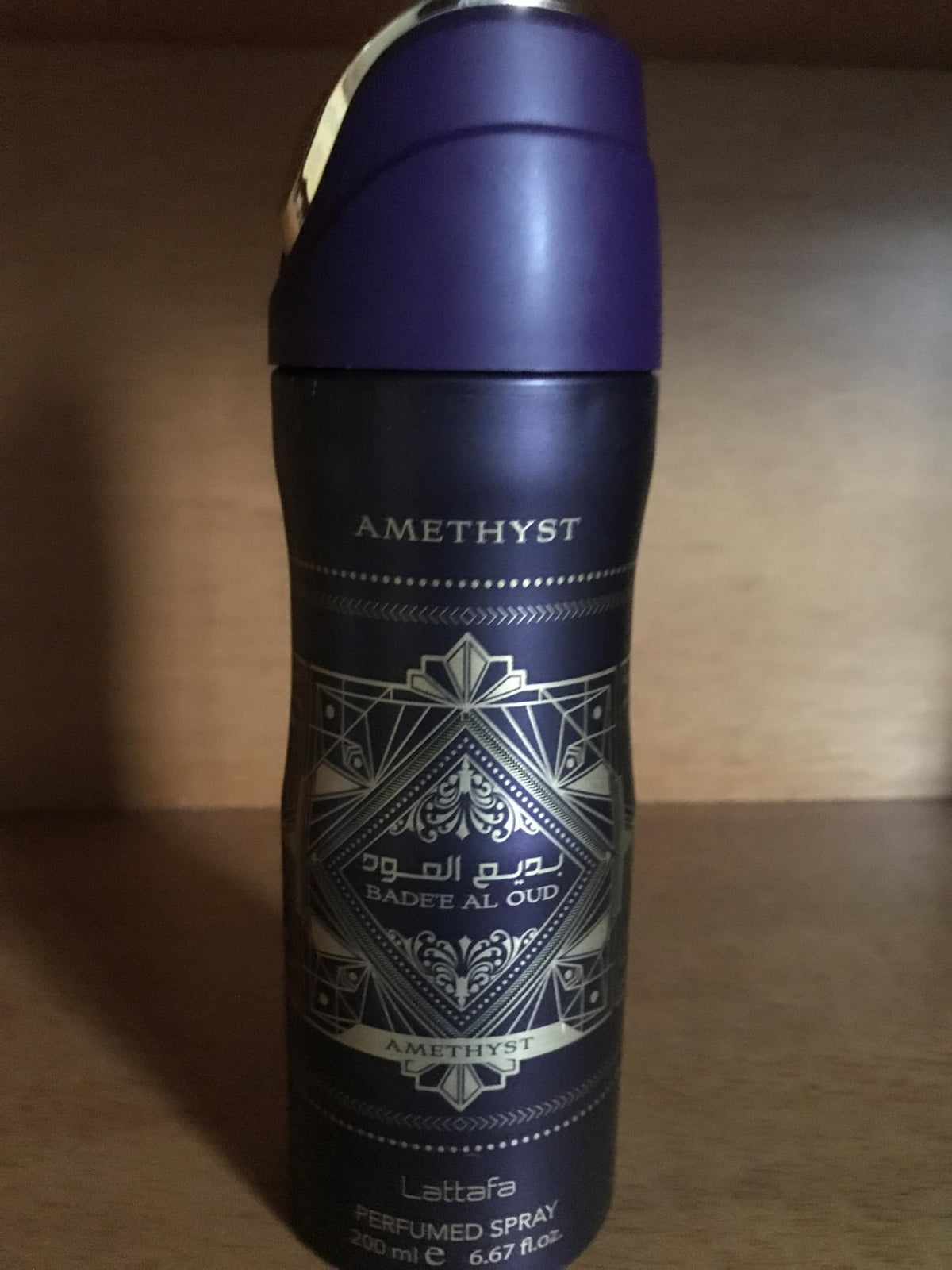 Lattafa Bade'e Al Oud Amethyst Deodorant Spray for Everyone 200 ml