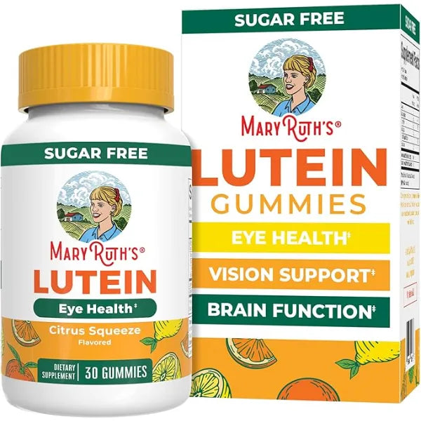 MaryRuth's Lutein Gummies with Zeaxanthin | Eye Health & Vision Support | Blue Light Filter | Non-GMO & Vegan | 30 Count