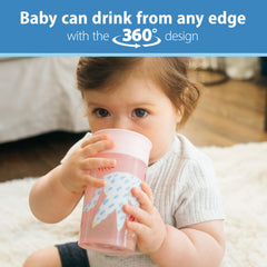 Dr. Brown's Brown s Milestones Cheers360 Cup, Red, 10 oz