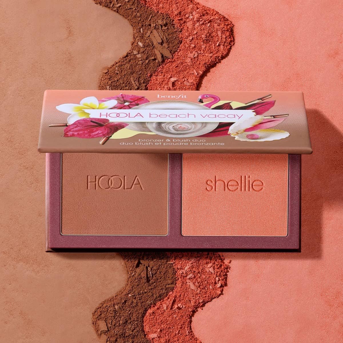 Benefit Hoola Beach Vacay Bronzer & Blush Duo Hoola/Shellie- 2 x 2.5g