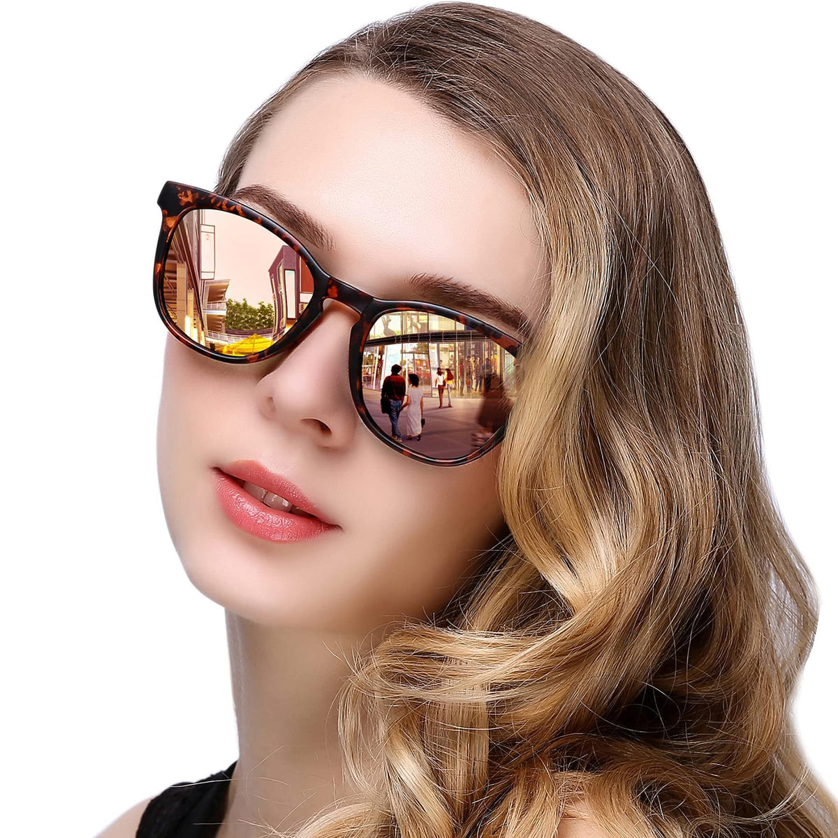 KANASTAL Polarized Sunglasses for Women Men, Classic Driving Ladies Sun Glasses, Fashion Butterfly Shades for Womens Outdoor 100% UV400 Protection