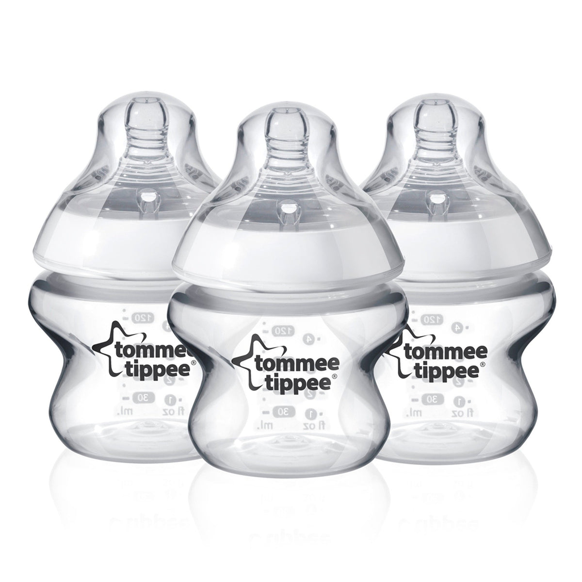 Tommee Tippee Closer to Nature Baby Bottle, Breast-like Extra Slow Flow, 5 Ounce (3 Count)